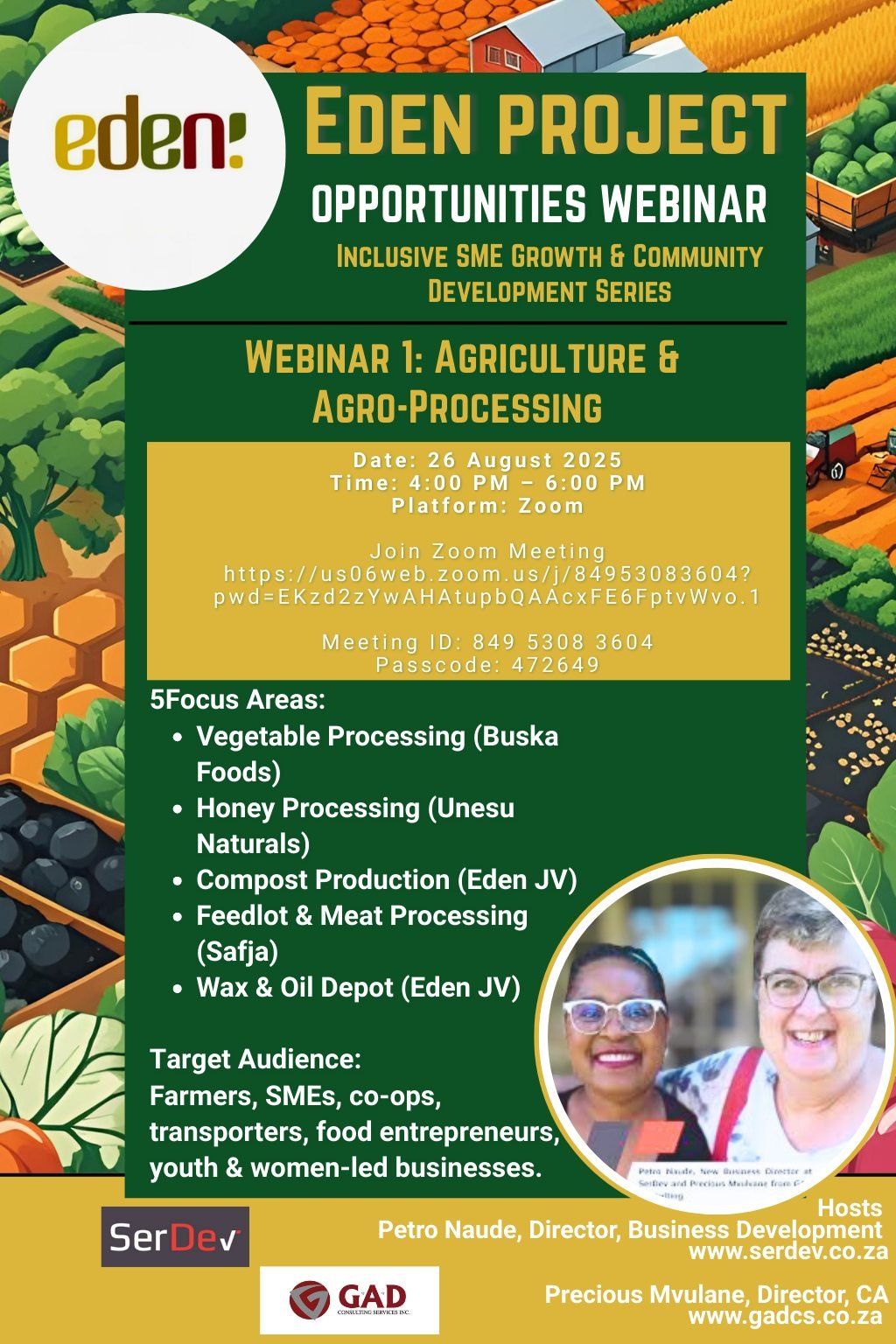 GAD project fieldwork supporting SMEs in South Africa